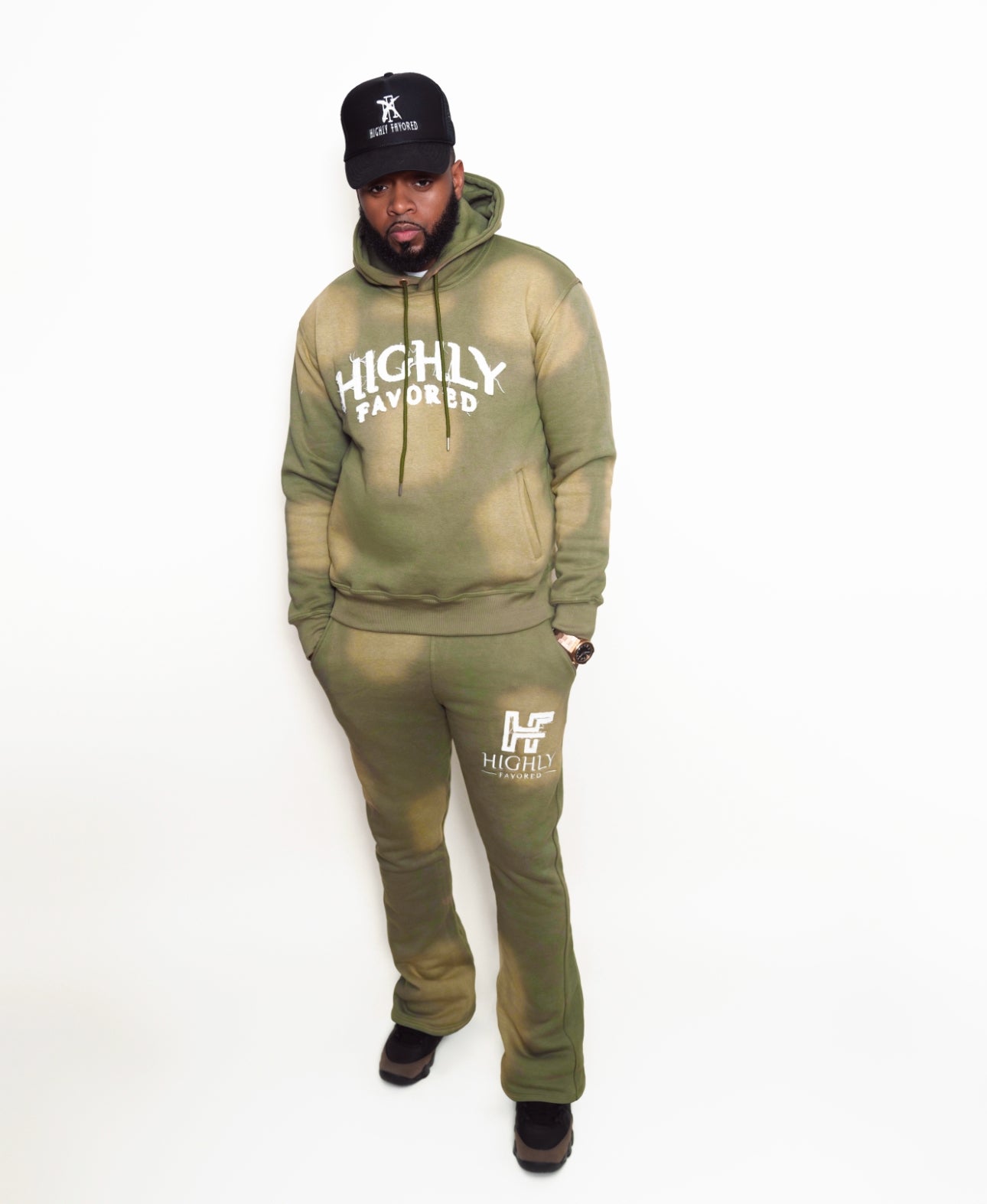 Distressed Acid Wash Sweatsuit – Highly Favored Apparel