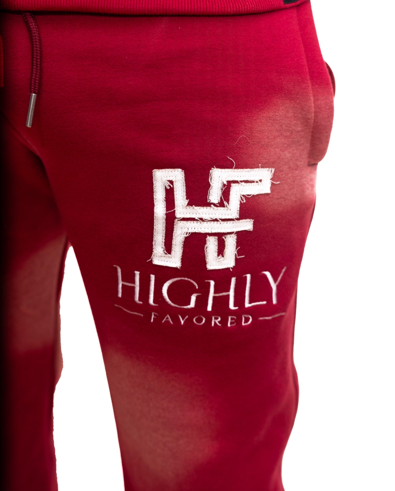 Distressed Acid Wash Sweatsuit